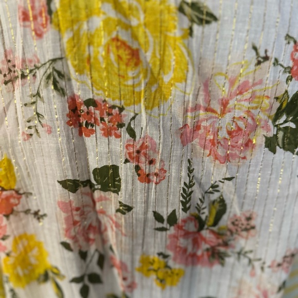 Floral Cape with Yellow Accents - Picture 7 of 7